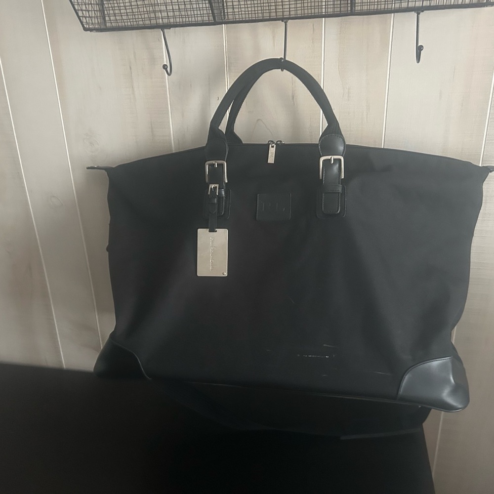 Ralph Lauren vintage leather travel bag